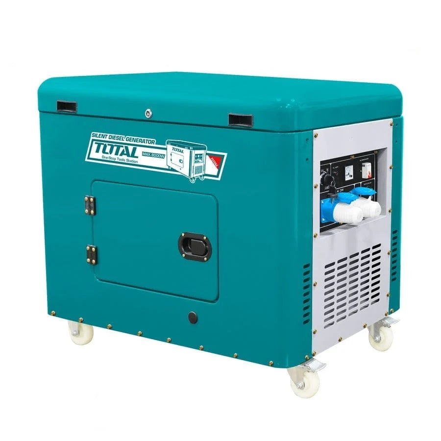 Groupe électrogène diesel insonorisé 8 kW TOTAL TP280001