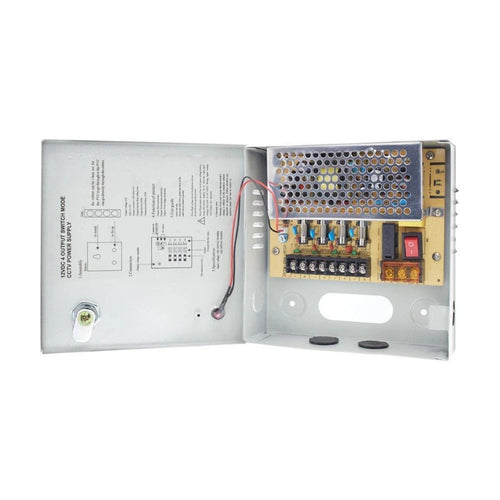 Bloc d'alimentation caméras 12 V 5 A 4 canaux TTLINK
