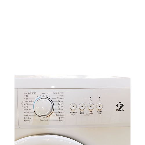 Machine à laver frontale 6 kg 600 tr/min inox — Fitco FAWM6080MARS