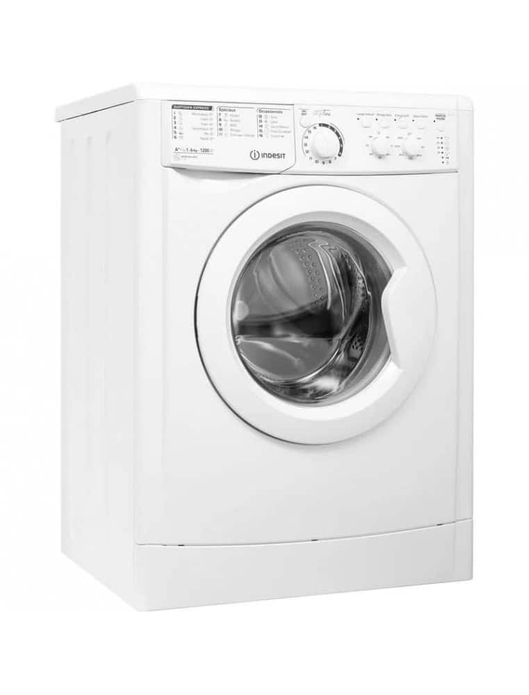 Machine à laver frontale 6 kg 1000 tr/min blanc — Indesit EWC 61052 W NA