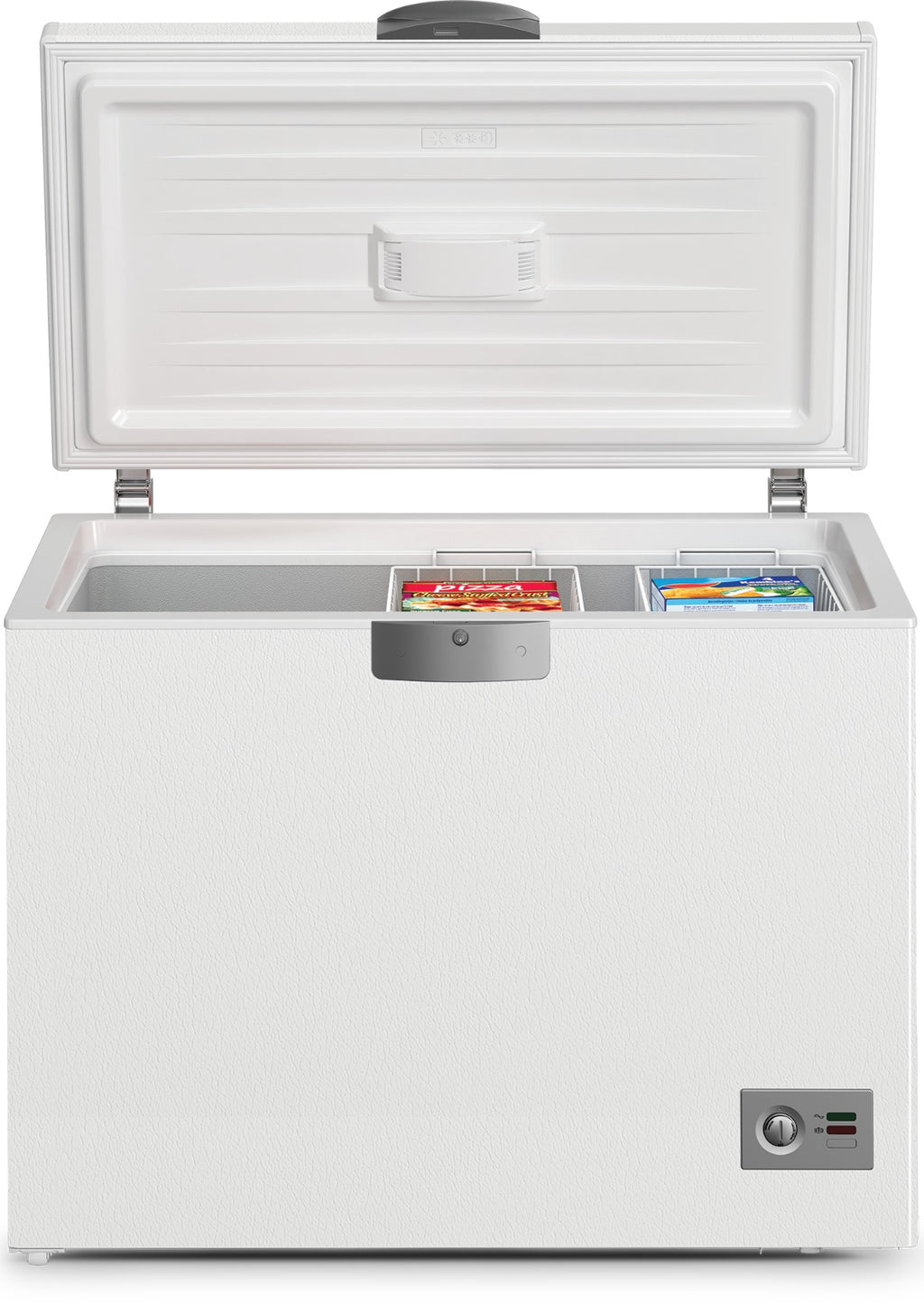 Congélateur coffre Whirlpool WCF 350 DA+ WNA couvercle ouvert