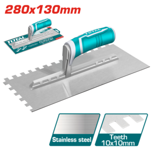 Truelle à plâtre avec dents THTT81286 Total Tools Maroc