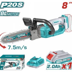 TOTAL Tronçonneuse lithium-ion 20 V / 2Ah (TGSLI20851)