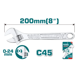 CLE A MOLETTE 200MM TOTAL THT101083