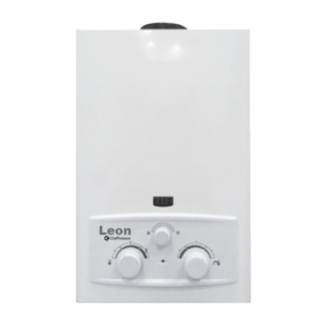 Chauffe-eau à gaz LEON 6L LPG compact et économique, idéal pour cuisine, salle de bain