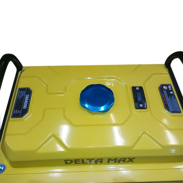 GROUP ÉLECTROGÈNE 100%CUIVRE ESSENCE/GAZ DM4000 220v 2,8_3kw jaune – Image 2