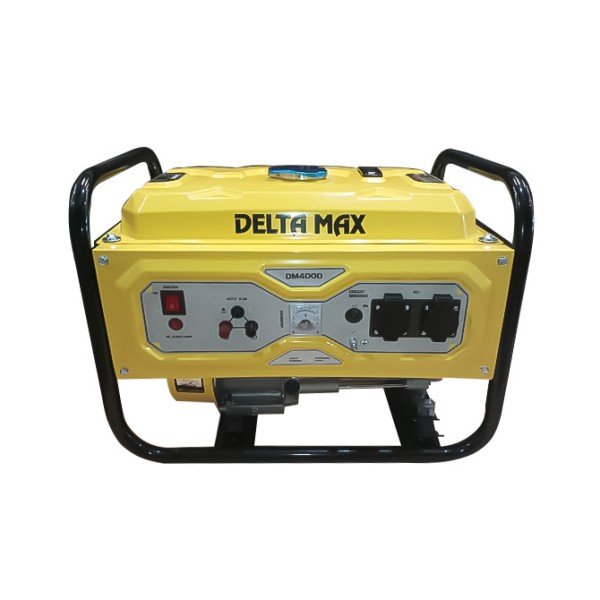 GROUP ÉLECTROGÈNE 100%CUIVRE ESSENCE/GAZ DM4000 220v 2,8_3kw jaune