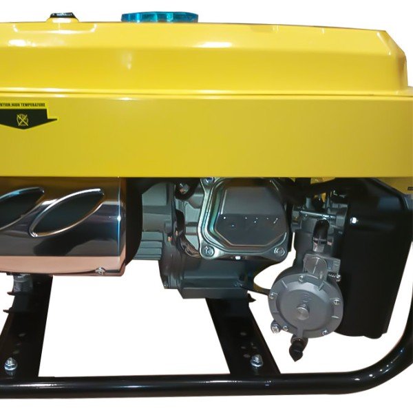 GROUP ÉLECTROGÈNE 100%CUIVRE ESSENCE/GAZ DM4000 220v 2,8_3kw jaune – Image 4
